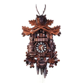 Cuckoo Clock Hunting Clock, sitting Animals