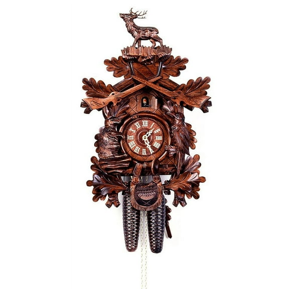 Cuckoo Clock Hunting Clock, standing deer