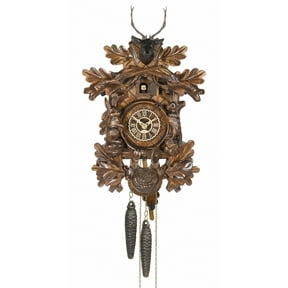 Cuckoo Clock Hunting clock, 1 day running time, walnut