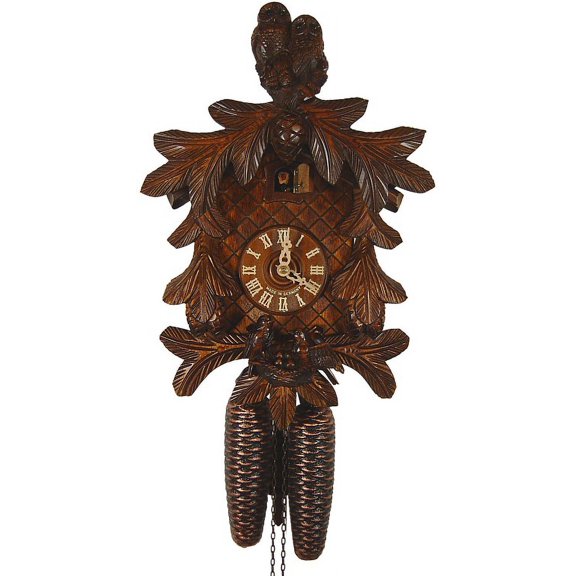 Cuckoo Clock Owls, birds with nest