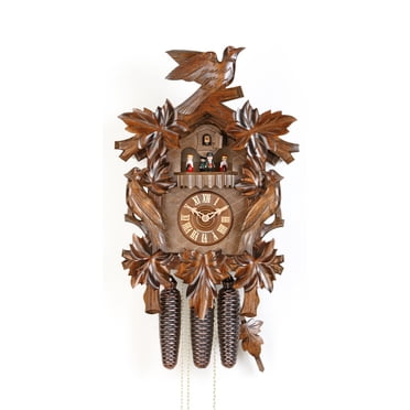 Cuckoo Clock Hands - 38mm & 31mm Wooden Hands With Brass Nut For 70mm Dial Clocks
