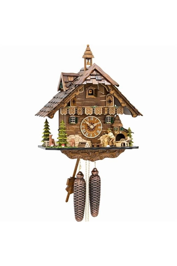 Cuckoo Clock with 8-Day Weight Driven Movement - Full Size