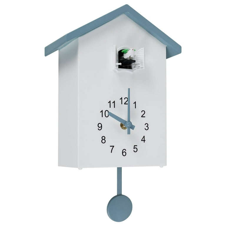 Cuckoo Xiyztok Modern Cuckoo Clock, Minimalist Decorative Birdhouse
