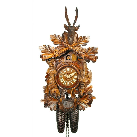 Cuckoo Clocks Hunting Clock, hanging Animals