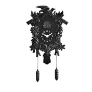 Cuckoo Clocks For Wall,Coo Coo Clock,Bird Clock,15 8 Inch Call Clock Distressed Plastic High-End Home Decor Hourly Clock Home Decor Christmas Clock Gifts Classic. Black