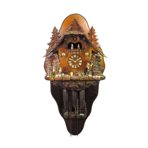 Cuckoo Clocks Witches House with Back Plane