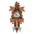 Cuckoo Cuckoo Wall Clock Chime Alarm Clock Retro Clock Wooden Living