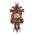 Cuckoo Cuckoo Wall Clock Chime Alarm Clock Retro Clock Wooden Living