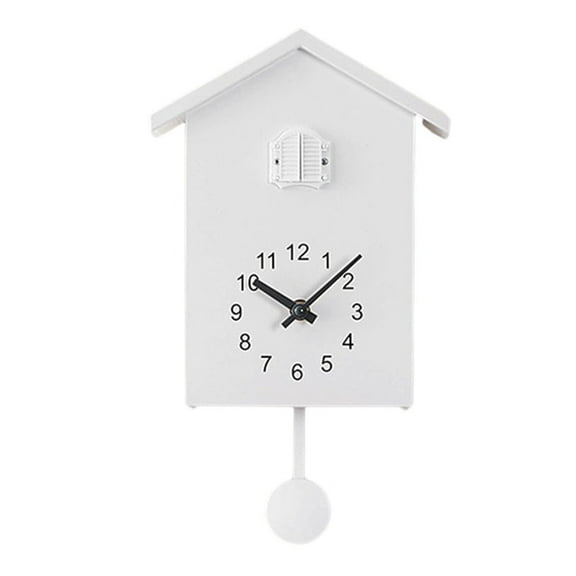 Cuckoo Wall Clocks Fashion Creative Pendulum Clocks Birds House Battery Powered Cuckoo Sound Wall Clock For Living Room Kitchen