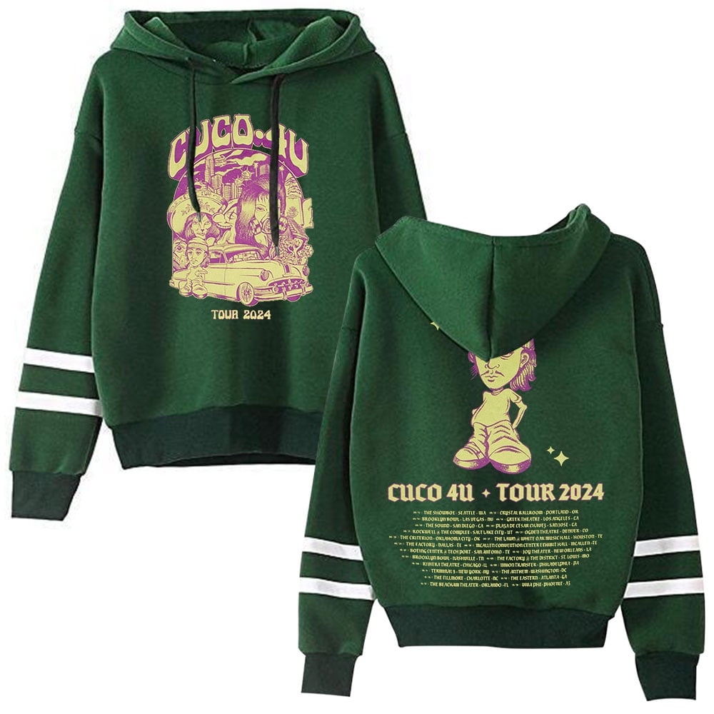 Cuco 2024 4U Tour Dates Merch Pullovers Unisex Fashion Pocketless ...