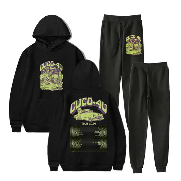 Cuco 4U Album Tour Merch Hoodies Jogger Pants Cosplay Women Men Fashion Casual Streetwear Sweatshirts