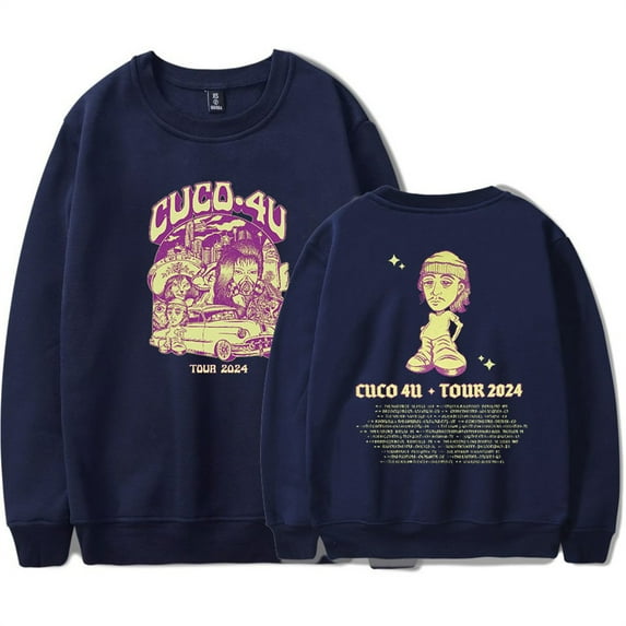 Cuco 4U Tour 2024 Sweatshirt Hip Hop Long Sleeve Harajuku Pullover Streetwear Clothes