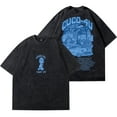 thumbnail image 1 of Cuco 4U Tour 2025 Merch Retro washed T-shirt unisex fashion short sleeved cotton T-shirt street wear, 1 of 2