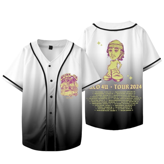Cuco 4U Tour Logo Merch Baseball Jacket Tee Cosplay Women Men Fashion Casual Short Sleeve T-Shirts