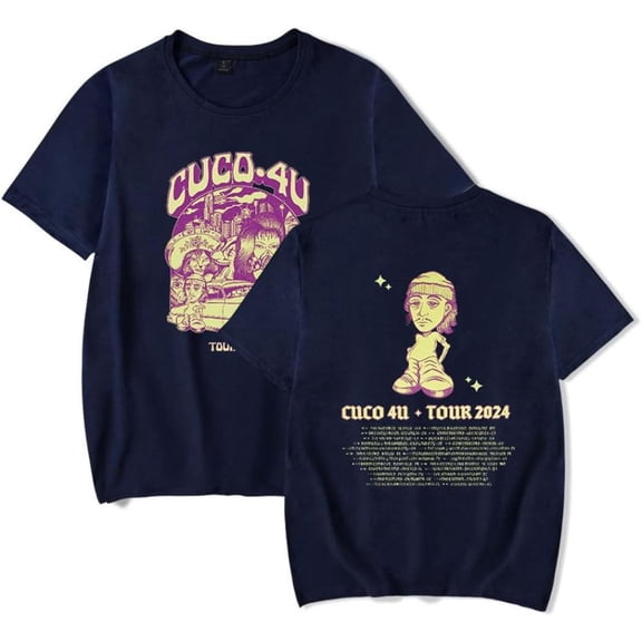 Cuco 4U Tour Merch Short Sleeve T-shirt Unisex Fashion Crew Neck Top