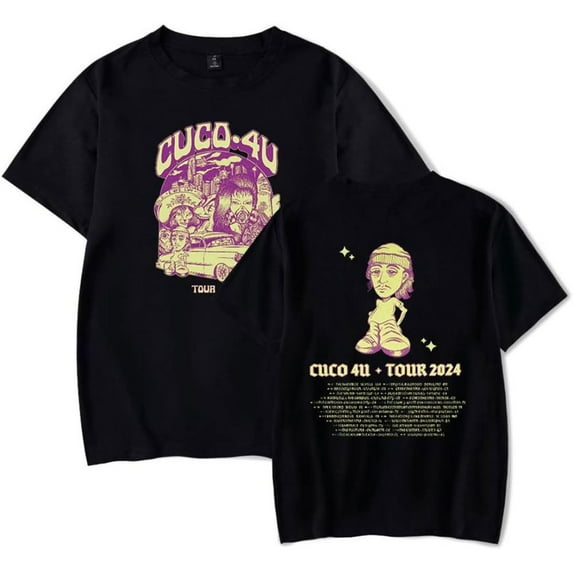 Cuco 4U Tour Merch Short Sleeve T-shirt Unisex Fashion Crew Neck Top