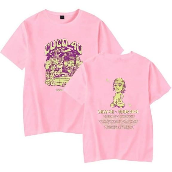 Cuco 4U Tour Merch Short Sleeve T-shirt Unisex Fashion Crew Neck Top
