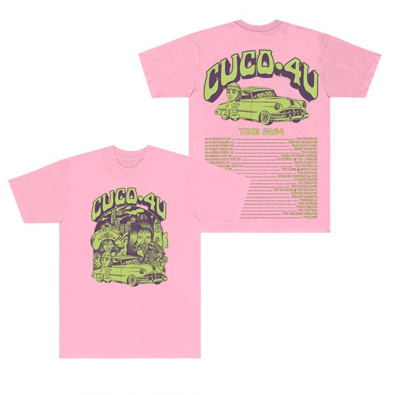 Cuco 4U Tour Merch T-shirts New Logo Tee Summer Women Men Fashion Streetwear Crewneck Short Sleeve Top