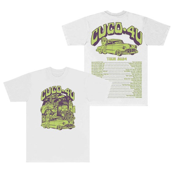 Cuco 4U Tour Merch T-shirts New Logo Tee Summer Women Men Fashion Streetwear Crewneck Short Sleeve Top