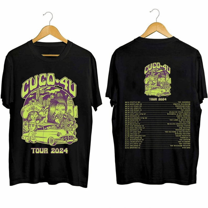 Cuco 4U US Tour 2024 Shirt, Cuco Fan Shirt, Cuco 2024 Concert Shirt
