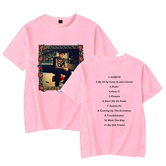 Cuco Ridin’Album Merch Short Sleeve T-shirt Unisex Fashion Crew Neck Top