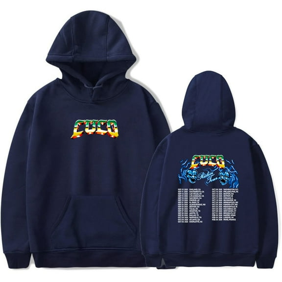 Cuco Ridin Tour 2025 Merch Hoodies Women Men Casual Long Sleeve Sweatshirt Clothes