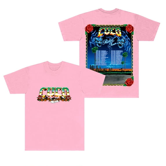 Cuco Ridin Tour 2025 Merch T-Shirts Streetwear Tops Women Men Fashion Short Sleeve Tee