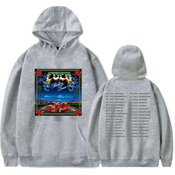 Cuco Ridin’ Tour Merch Hoodie Pockets Drawstring Unisex Hooded Sweatshirt Fashion Clothing