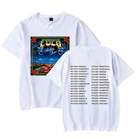 Cuco Ridin’ Tour Merch Short Sleeve T-shirt Unisex Fashion Crew Neck Top