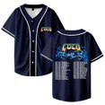 thumbnail image 1 of Cuco Tour 2025 Baseball Jersey V-neck Printed Fashion Women Men Casual Top Short Sleeves, 1 of 2