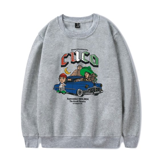 Cuco Vintage 90's Crewneck Sweatshirts 4U Tour Logo Merch Long Sleeve Tee Unisex Fashion Streetwear