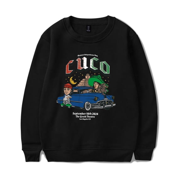 Cuco Vintage 90's Crewneck Sweatshirts 4U Tour Logo Merch Long Sleeve Tee Unisex Fashion Streetwear
