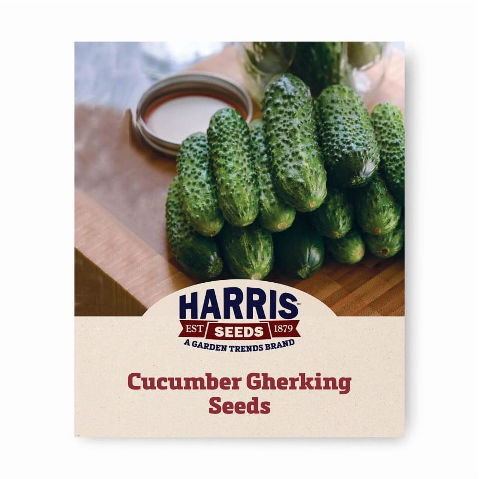 Harris Seeds Cucumber Gherking, Non-GMO Variety, 500 Count