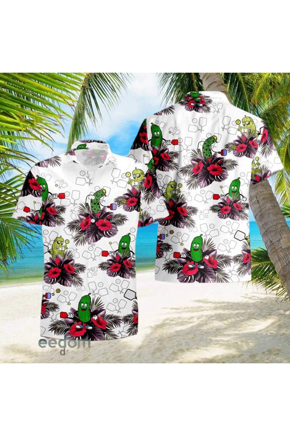 Cucumber Hawaiian Shirt Tropical Summer For Men And Women
