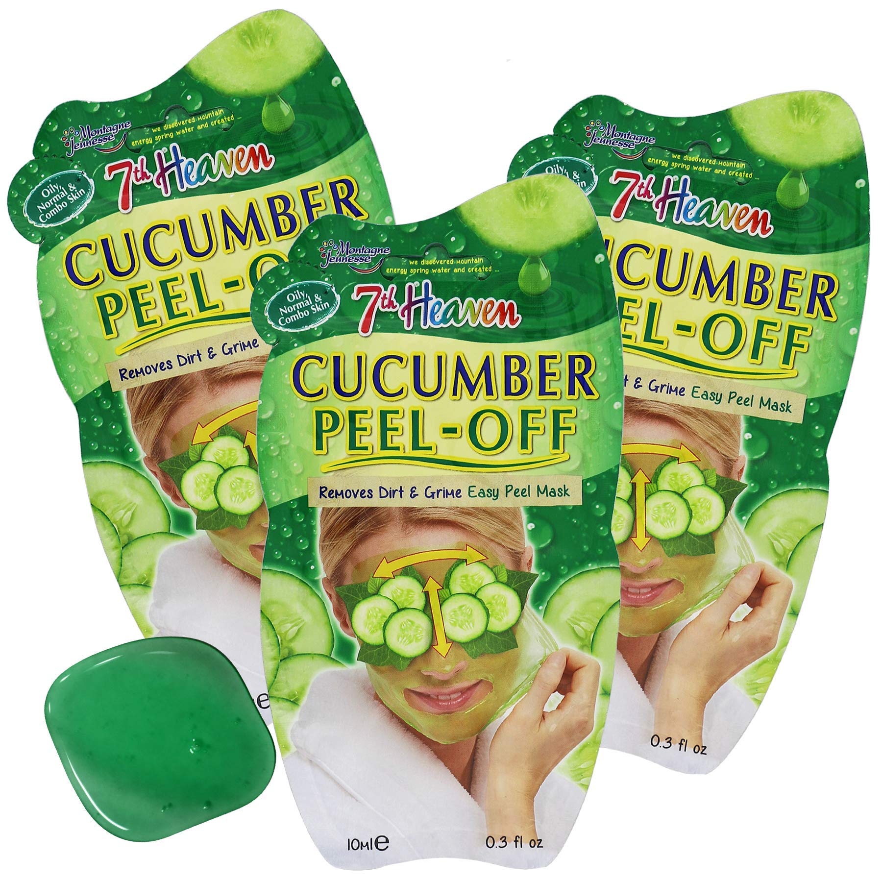 Cucumber Mask, Easy peeloff mask with Cucumber and Lime Juice