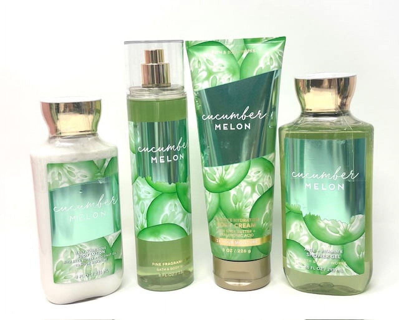 Cucumber Melon 4 Piece (Bath and Body Works) - Walmart.com