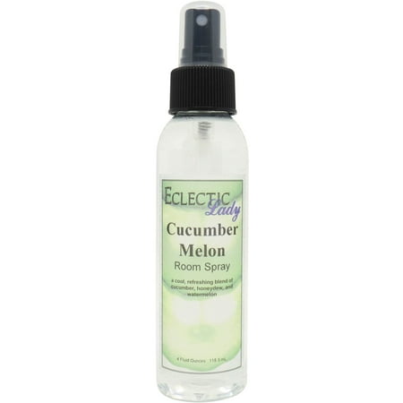 Cucumber Melon Room Spray by Eclectic Lady, 4 Ounces, Fragrant Aromatic Room Mist For Home, Room, Office