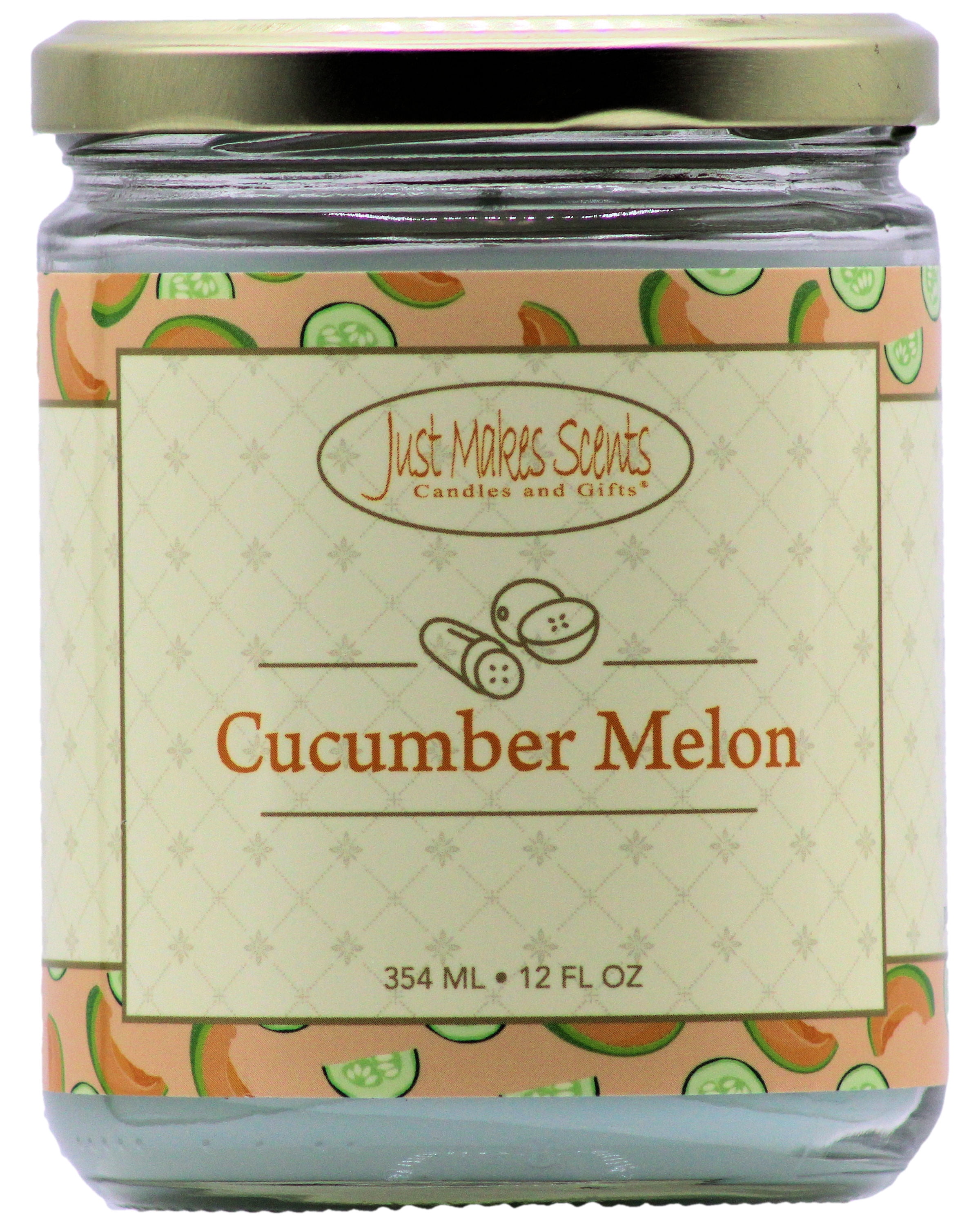 Cucumber Melon Scented Salsa Jar Candle -Just Makes Scents Candles & Gifts