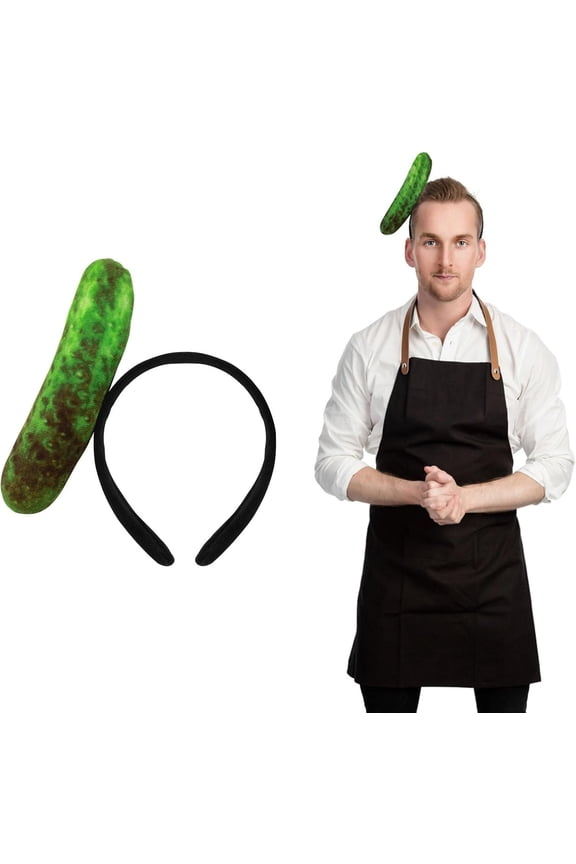 Cucumber Pickle Headbands,Cute  Shaped Hair band for Women,Hair Hoop for  Washing,Funny Headband Accessory