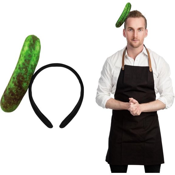 Cucumber Pickle Headbands,Cute Shaped Hair band for Women,Hair Hoop for Washing,Funny Headband Accessory