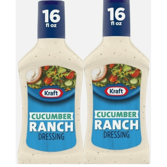 Cucumber Ranch Salad Dressing, 2 Bottles, 16 oz