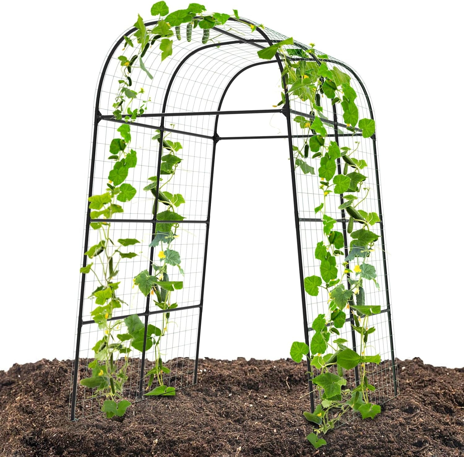 Cucumber Trellis for Raised Bed - Trellis for Climbing Plants Outdoor, Size:71 * 87 inch, Garden Trellis for Climbing Plants, Cucumber, Vegetable, Tomato, Flowers