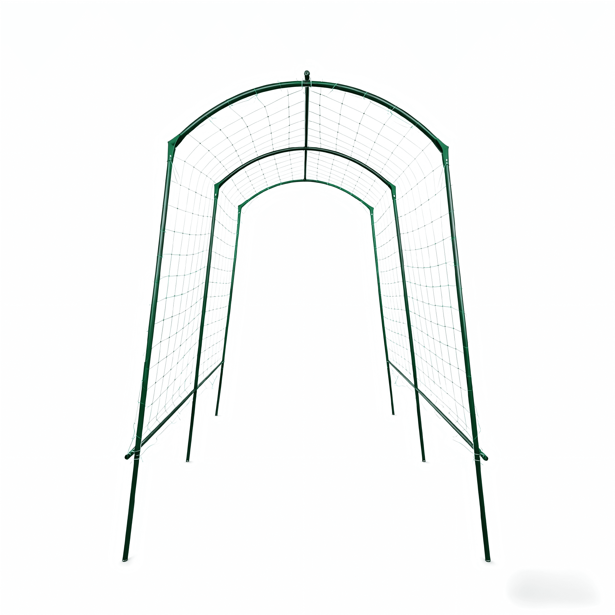 Cucumber Trellis for Raised Bed, U-Shape Garden Arch Metal Support for Climbing , Metal Arch  Support Vegetables Trellis