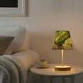 thumbnail image 1 of Cucumber and Flowers Desk Lamp 3 Color Modes LED Table Lamp Nightstand Reading Light for Bedroom Living Room, 1 of 8