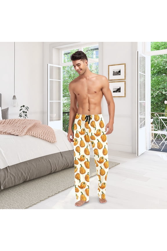 Cucumbers Mens Pajama Pants Cotton Elastic Waistband Lounge Sleep Pajama Bottoms Pj with Pocket