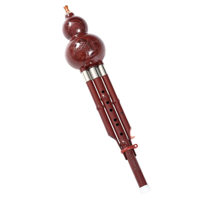 Cucurbit Flute for Beginners, Professional Playing Cucurbit Flute, Chinese Style Hulusi Wind Instrument Traditional Flute Instrument for Students Stage Show