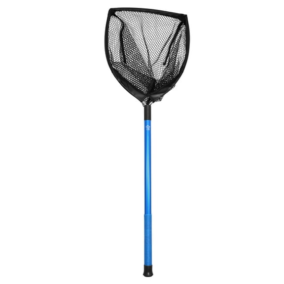 Cuda 29" Baitwell Fishing Net, 5.5" Depth, Replaceble Net, with 18" Aluminum Handle, Corded, Blue