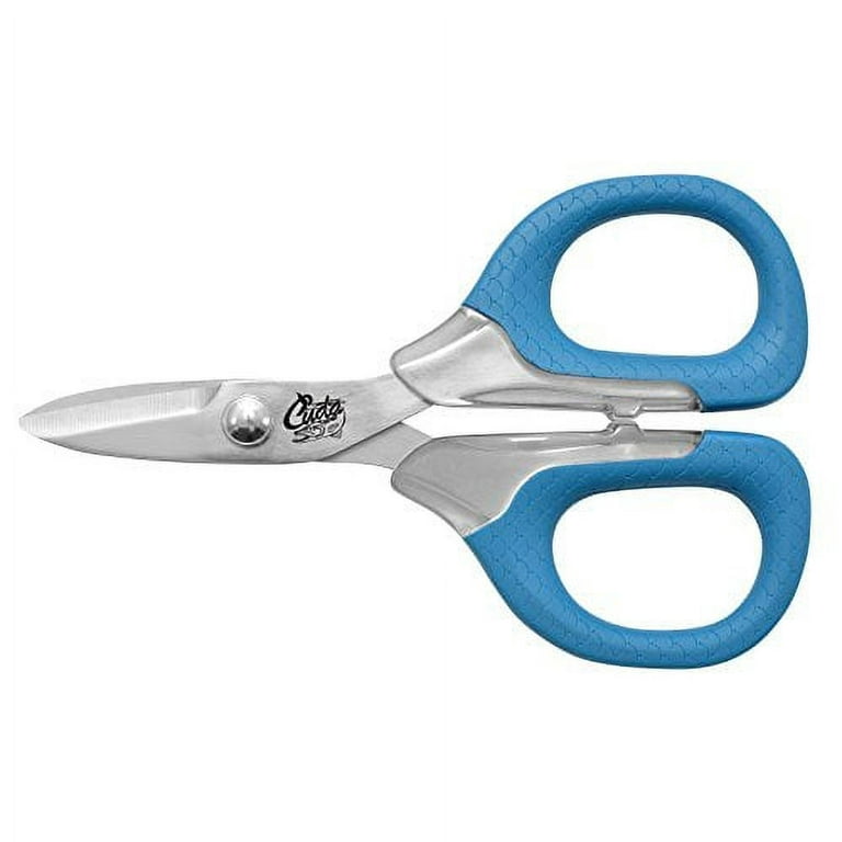 Cuda 3â€™â€™ Titanium-Bonded Fishing Scissors for Mono & Braided