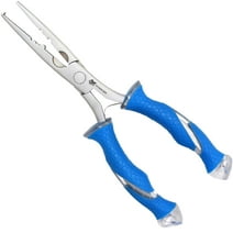 Cuda 8" Stainless Steen Freshwater Fishing Pliers, Needle Nose