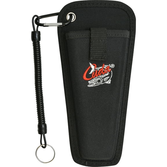 Cuda Ballistic Nylon Sheath with Lanyard for Fishing Tools, Pliers and Snips, Black